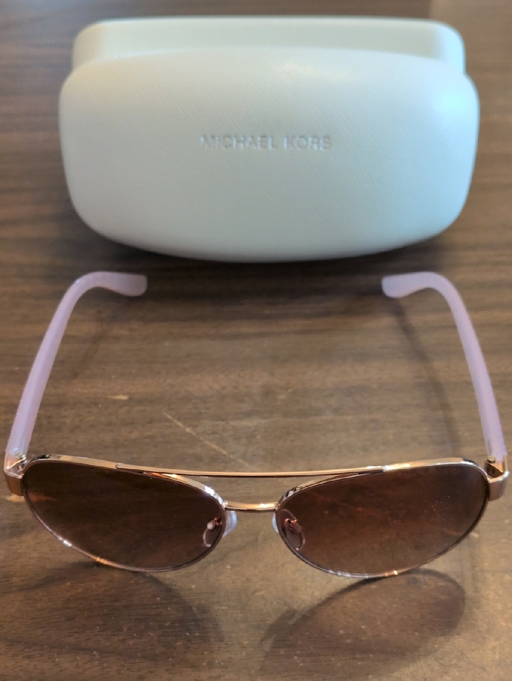 Michael Kors Blair Pink Aviator Sunglasses